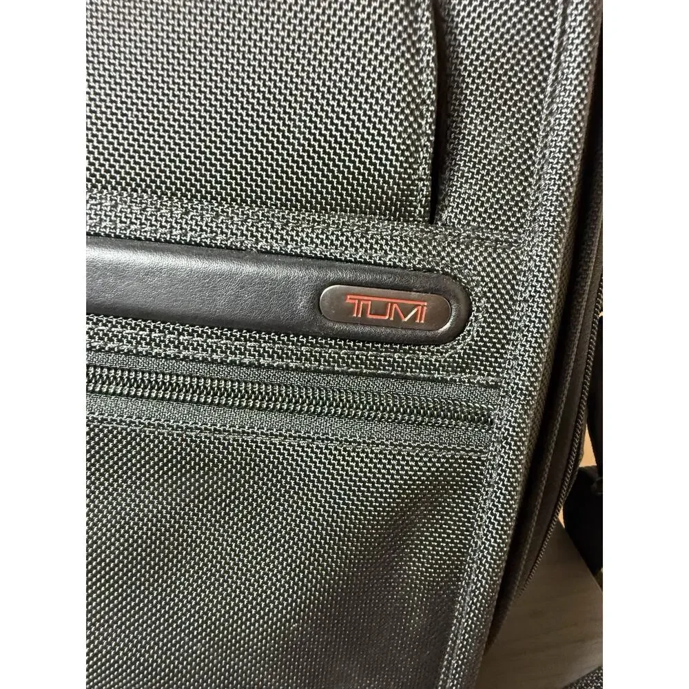Tumi Alpha 22121D4 Ballistic Nylon Expandable Laptop Briefcase Carry On Bag